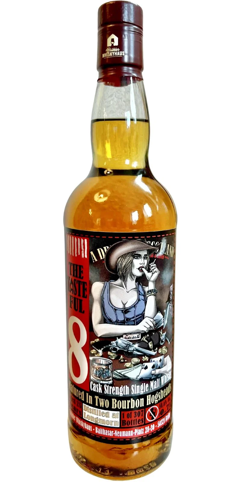 Longmorn 25 años (Brühler Whiskyhaus) Un sueño de Escocia: whisky de pura malta The Tasteful 8 (25 años) | 700ML
