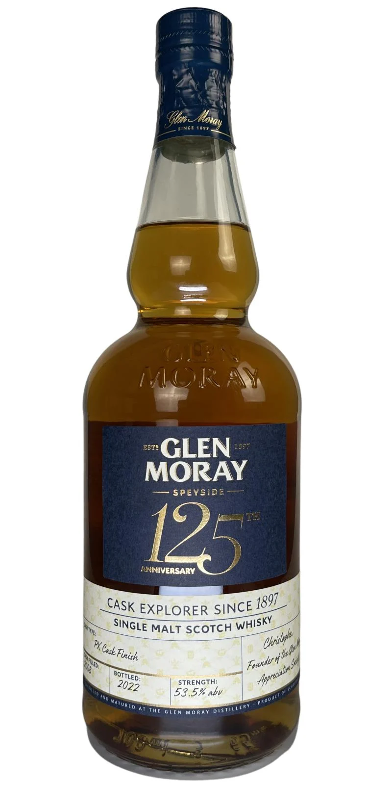 Glen Moray 2008 125th Anniversary Bottling Single Malt Scotch Whisky | 700ML