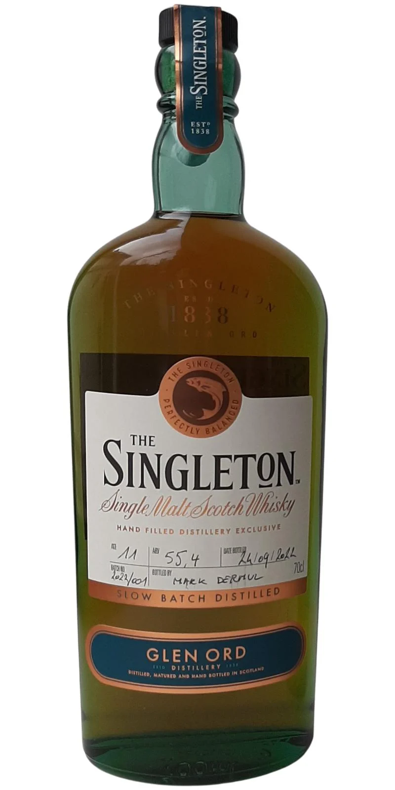 The Singleton of Glen Ord 11-Year-Old Handfilled Distillery Exclusive (11 Year Old) Single Malt Scotch Whisky | 700ML