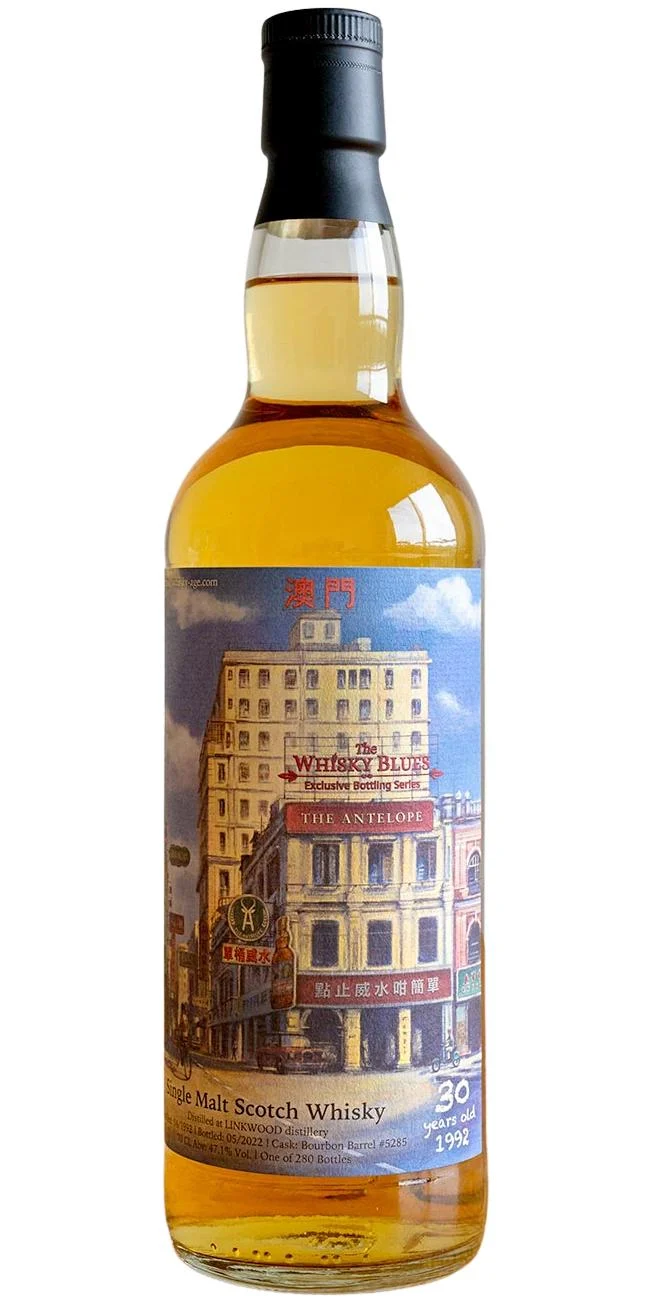 Linkwood 1992 (The Whisky Blues) Exclusive Bottling Series (30 Year Old) Single Malt Scotch Whisky - Whiskey