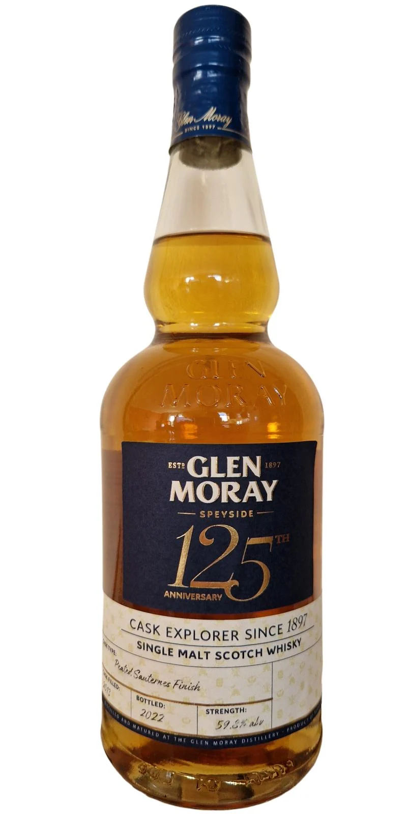 Glen Moray 2013 Distillery Hand Bottling Single Malt Scotch Whisky | 700ML