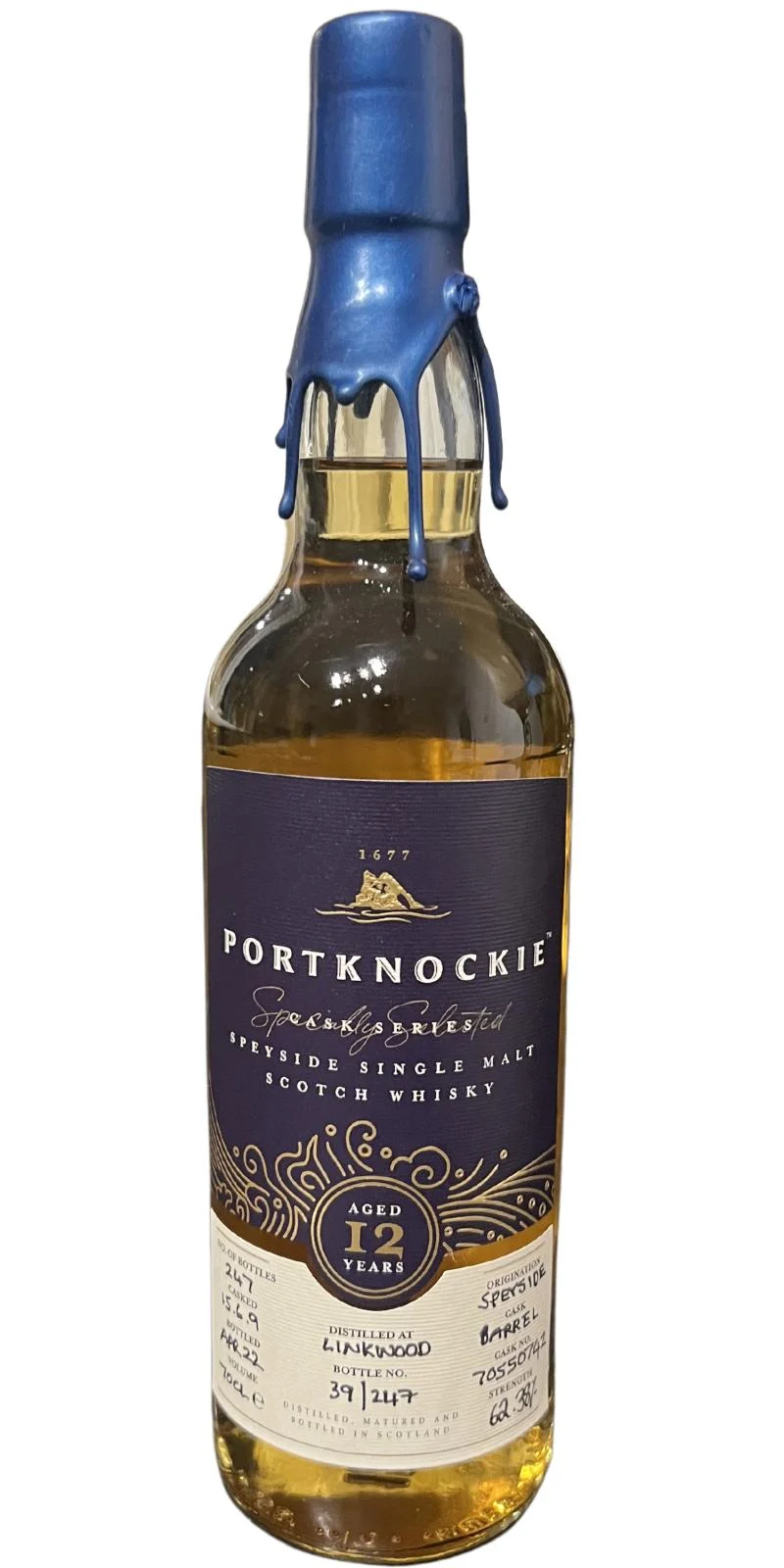 Linkwood 2009 Portknockie Cask Series 12 Year Old Scotch Whisky - Whiskey