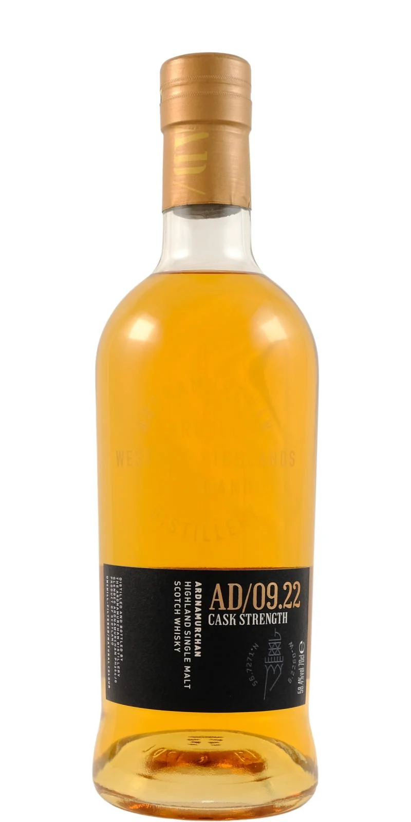 Ardnamurchan AD/09.22 Whisky con fuerza en barrica | 700ML - Whiskey