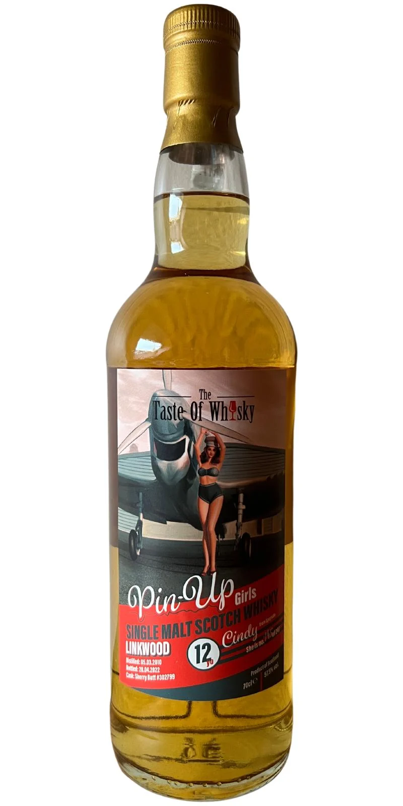 Linkwood 2010 (The Taste of Whisky) Pin-up Girls 12 Year Old Scotch Whisky | 700ML