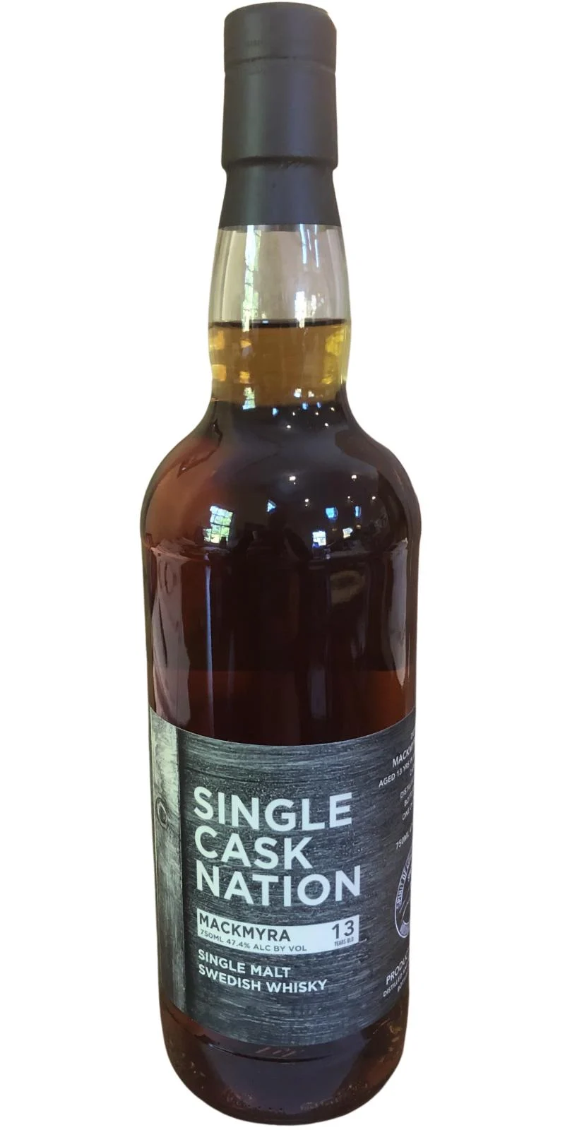 Mackmyra 2008 (Jewish Whisky Company) Single Cask Nation (13 años) Whisky sueco de pura malta | 750ML