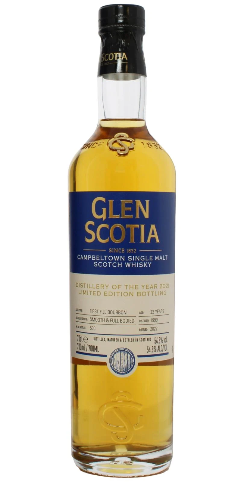 Glen Scotia 1999 Distillery Of The Year 2021 Limited Edition Scotch Whisky | 700ML - Whiskey