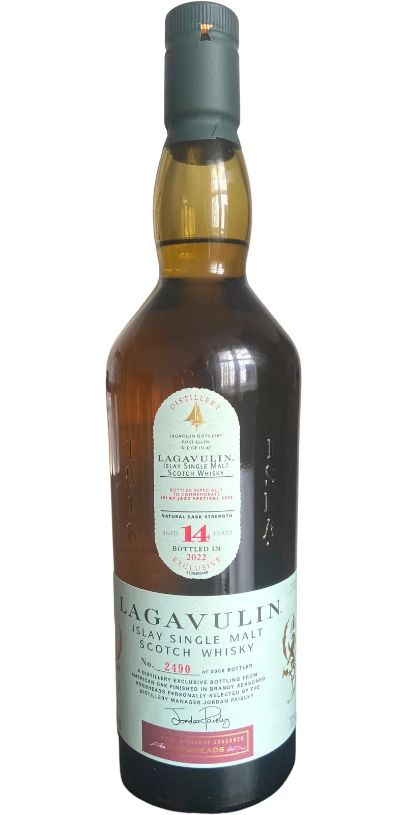 Lagavulin 14 años Islay Jazz Festival 2022 Whisky escocés de pura malta | 700ML