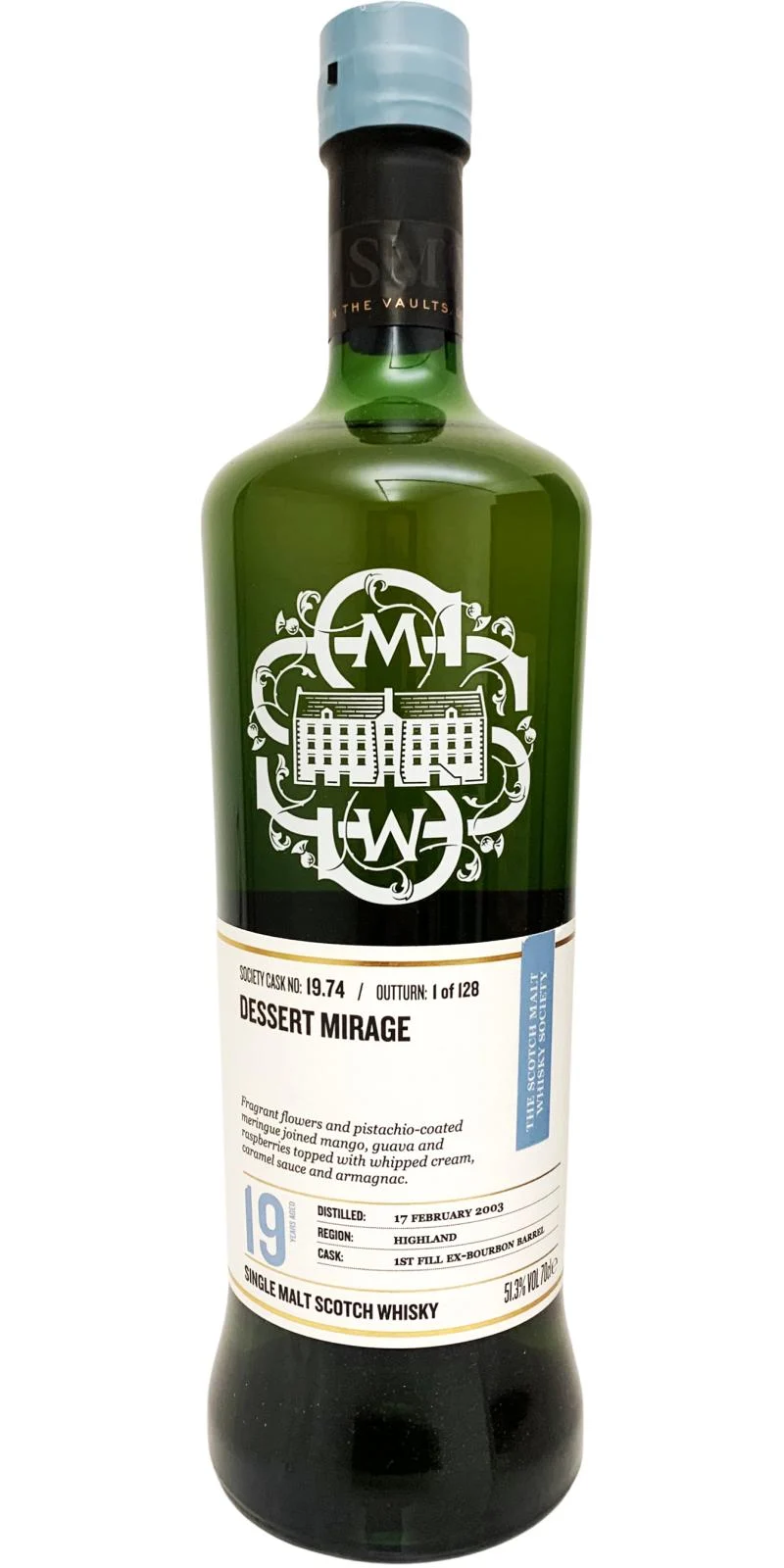 Glen Garioch 2003 (The Scotch Malt Whisky Society) 19.74 Dessert mirage (19 Year Old) Single Malt Scotch Whisky | 700ML - Whiskey