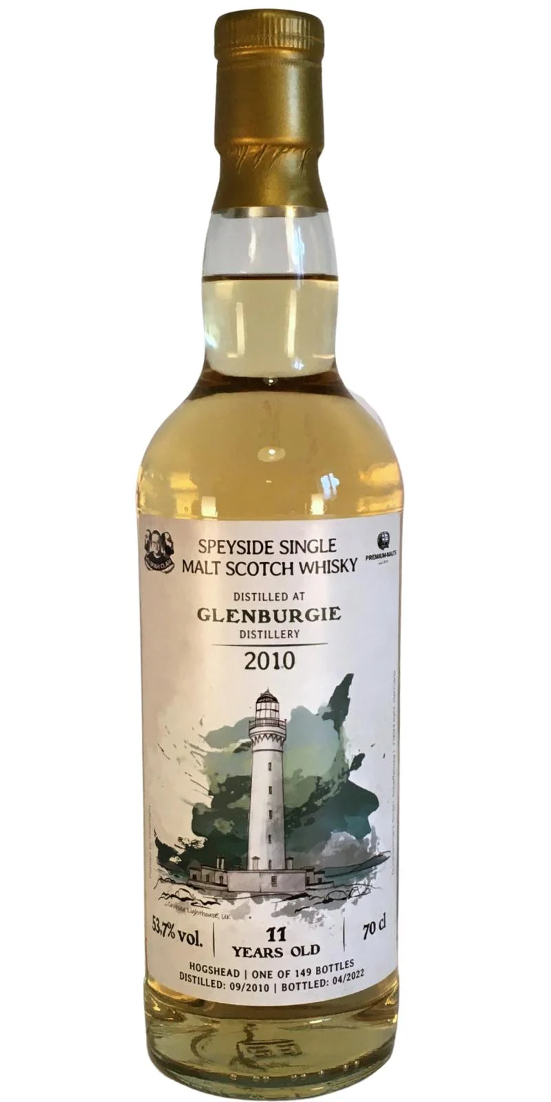 Glenburgie 2010 Wu Dram Clan Lighthouse Series Whisky escocés de 11 años | 700ML