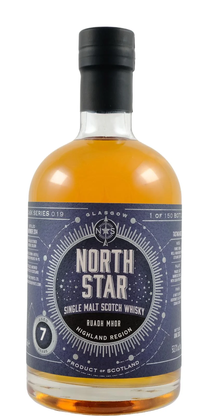 Ruadh Mhor 2014 (North Star Spirits) Cask Series 019 (7 Year Old) Single Malt Scotch Whisky | 700ML