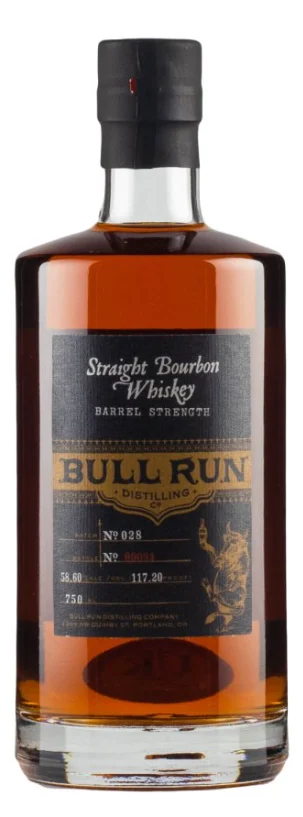 Bull Run Barrel Strength Bourbon Whisky - Whiskey