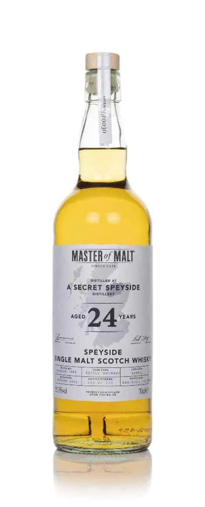 Secret Speyside Distillery 24 Year Old 1998 Single Cask (Private Label) | 700ML - Whiskey