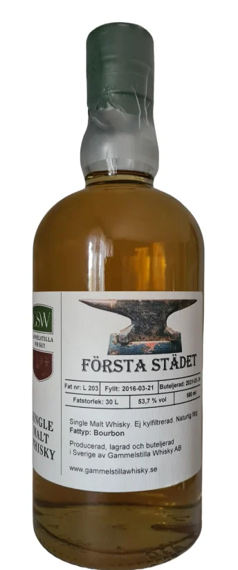 Gammelstilla 2016 Private Cask - Forsta Stadet 2021 Release Cask #L 203 Single Malt Whisky | 500ML