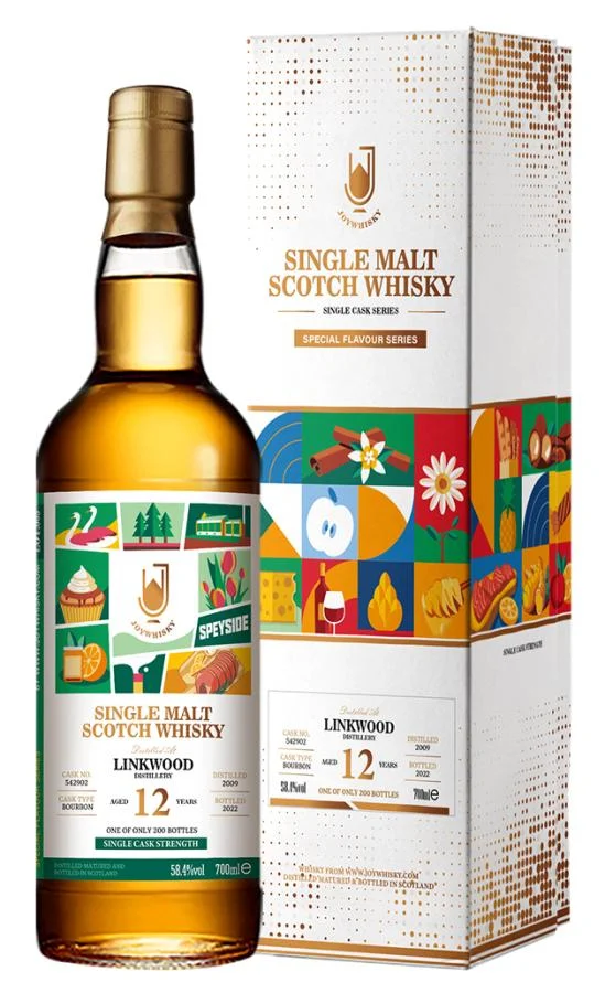 Linkwood 2009 Joy Special Flavour Series NO.5 (12 Year Old) Single Malt Scotch Whisky | 700ML - Whiskey