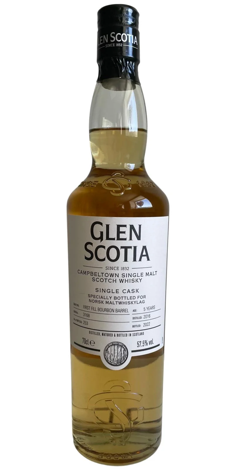 Glen Scotia 2016 NMWL no. 10 (5 Year Old) Campbeltown Single Malt Scotch Whisky | 700ML - Whiskey