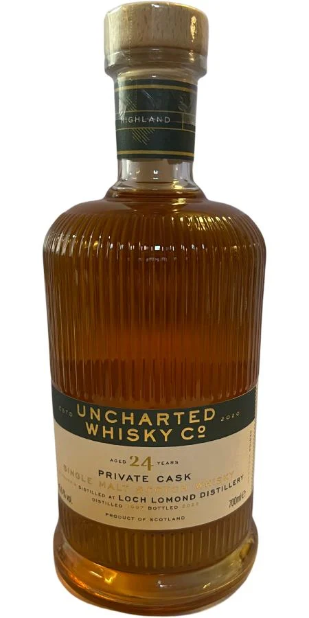Inchmurrin 1997 (Uncharted Whisky Co.) Private Cask (24 Year Old) Single Malt Scotch Whisky | 700ML