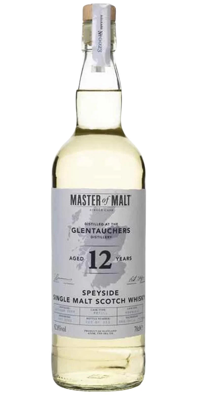 Glentauchers 2009 (Master of Malt) Single Cask (12 Year Old) Single Malt Scotch Whisky | 700ML - Whiskey