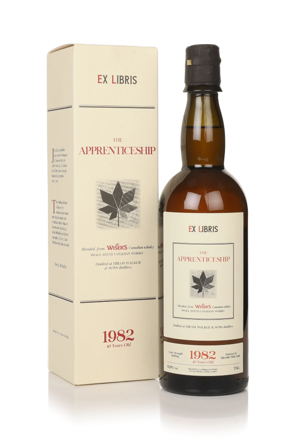 JP Wiser’s Ex-Libris The Apprenticeship Antipodes 1982 40 Year Old Blended Whisky | 700ML
