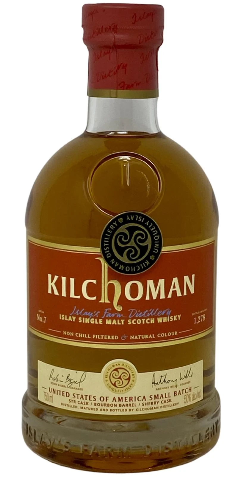 Kilchoman United States Small Batch Release No. 7 Islay Single Malt Scotch Whisky