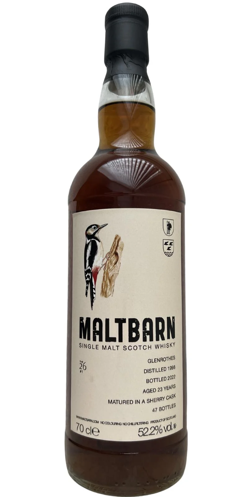 Glenrothes 1998 (Maltbarn) The 26 #1 (23 Year Old) Single Malt Scotch Whisky | 700ML - Whiskey