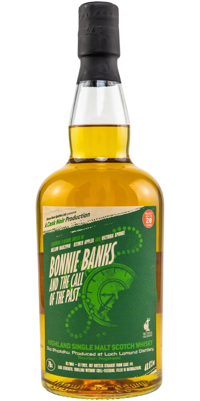 Old Rhosdhu 1994 Brave New Spirits A Cask Noir Production 28 Year Old Single Malt Scotch Whisky | 700ML - Whiskey