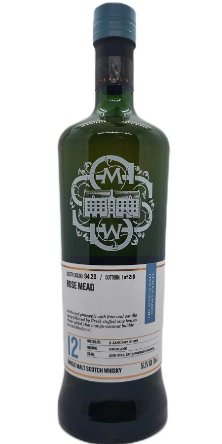 Glenlossie 2009 SMWS 46.123 Rosé vinho verde 12 Year Old 2021 Release (Cask #46.123) Single Malt Scotch Whisky | 700ML - Whiskey