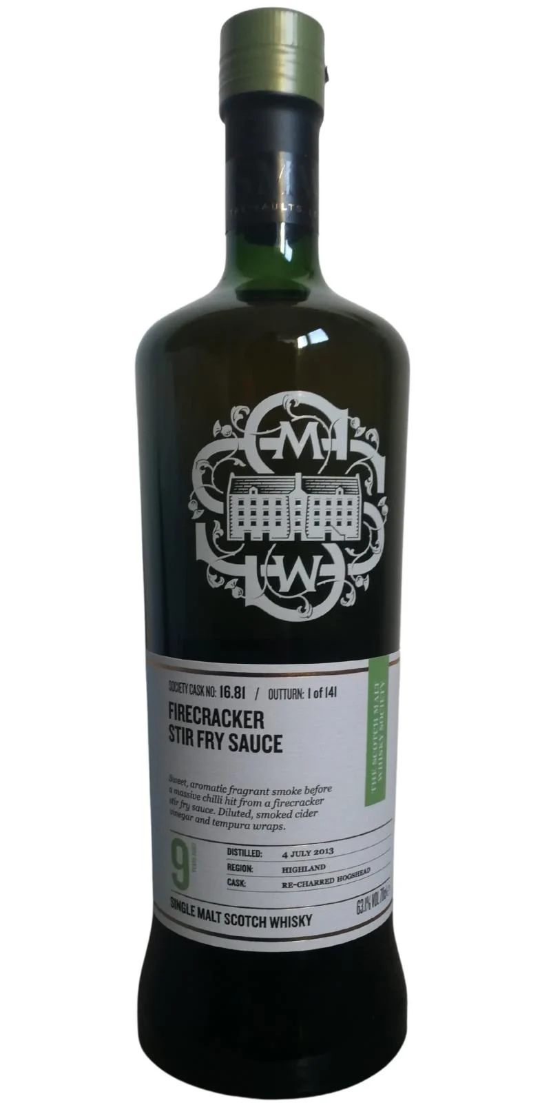Glenturret 2013 (SMWS) 16.81 Firecracker Stir Fry Sauce (9 Year Old) Scotch Whisky | 700ML - Whiskey