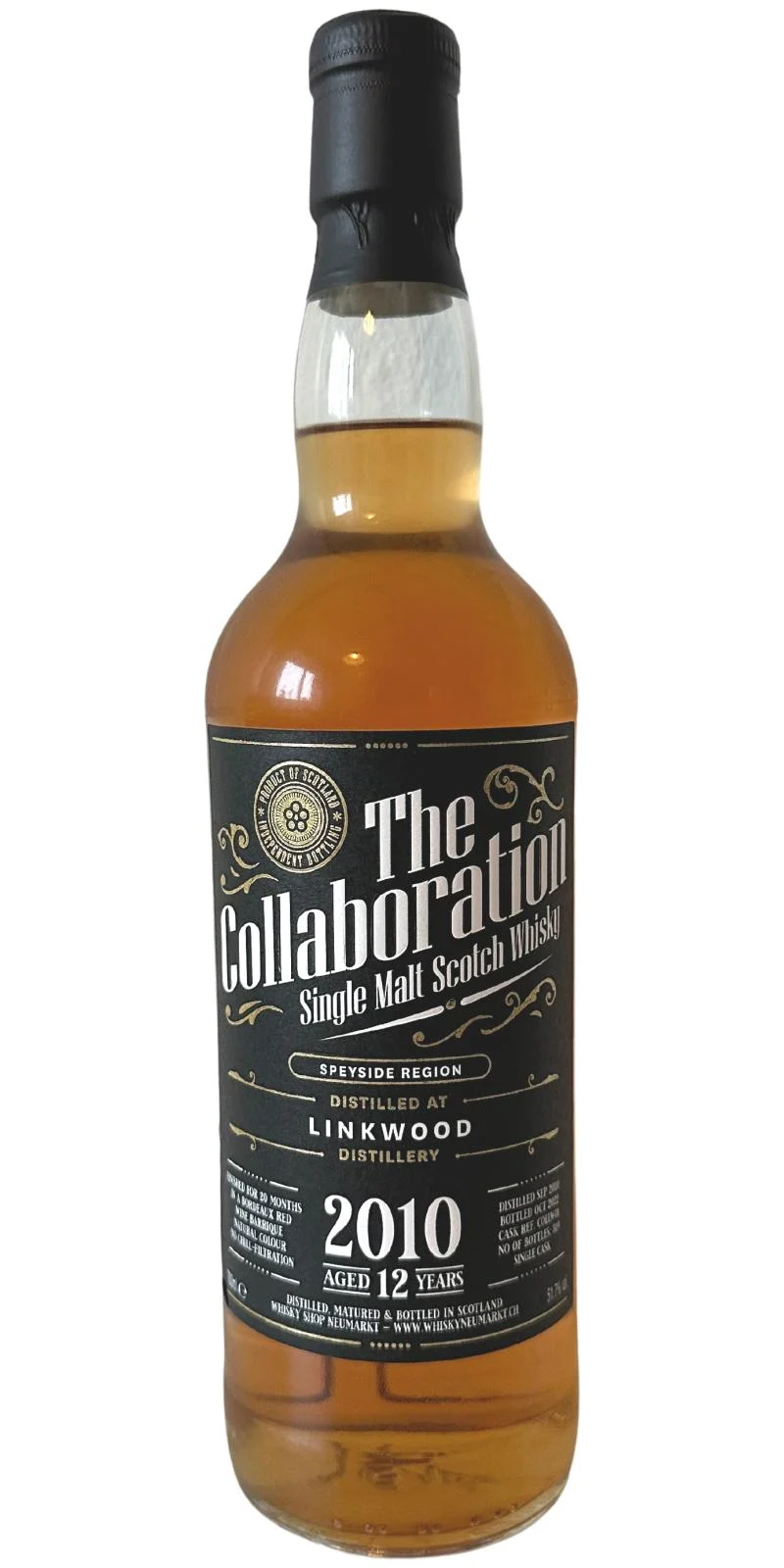 Linkwood 2010 (Whisky Shop Neumarkt) The Collaboration (12 Year Old) Single Malt Scotch Whisky | 700ML - Whiskey