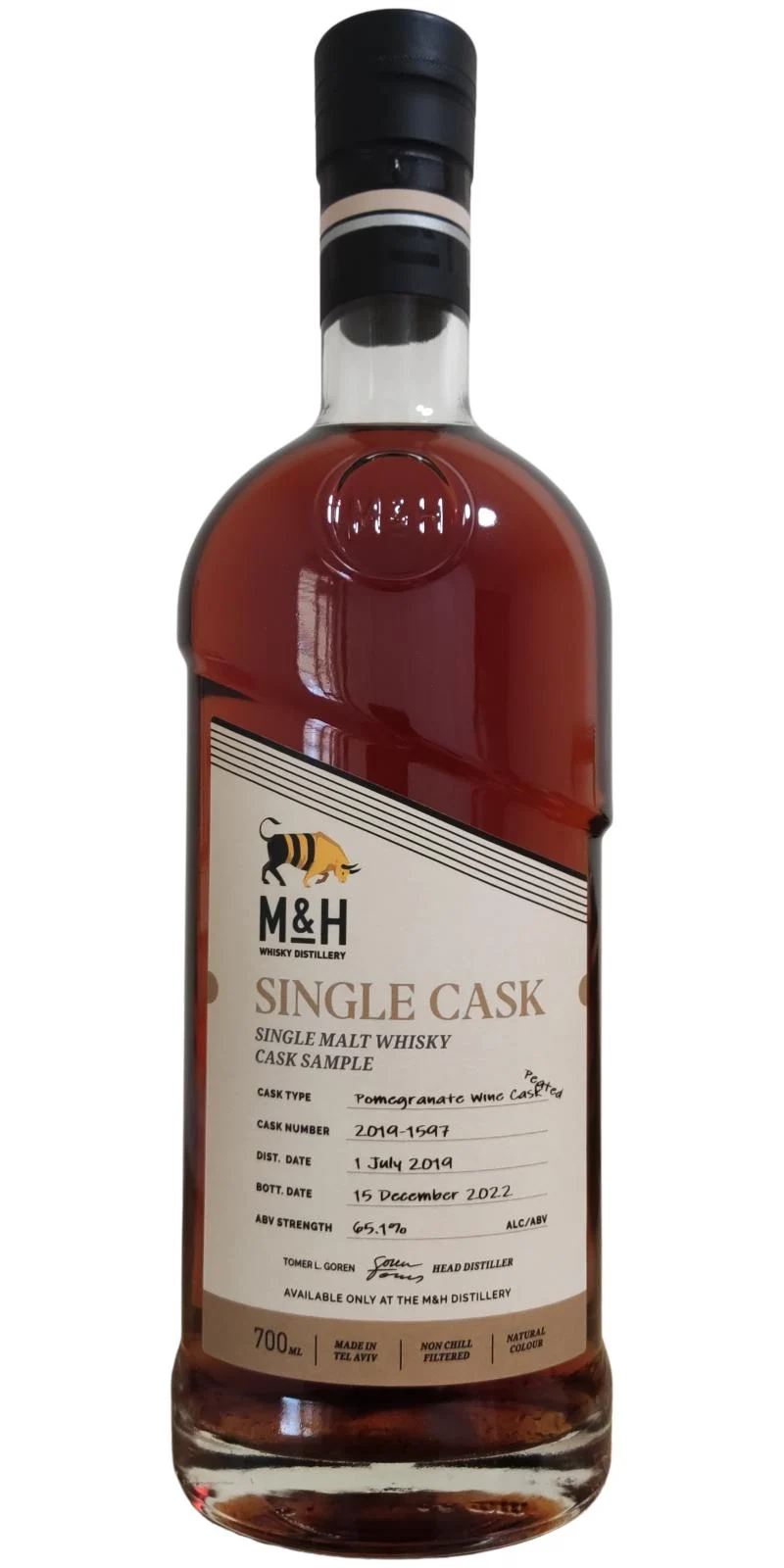 M&H 2019 Single Cask - Cask Sample Single Malt Whisky | 700ML