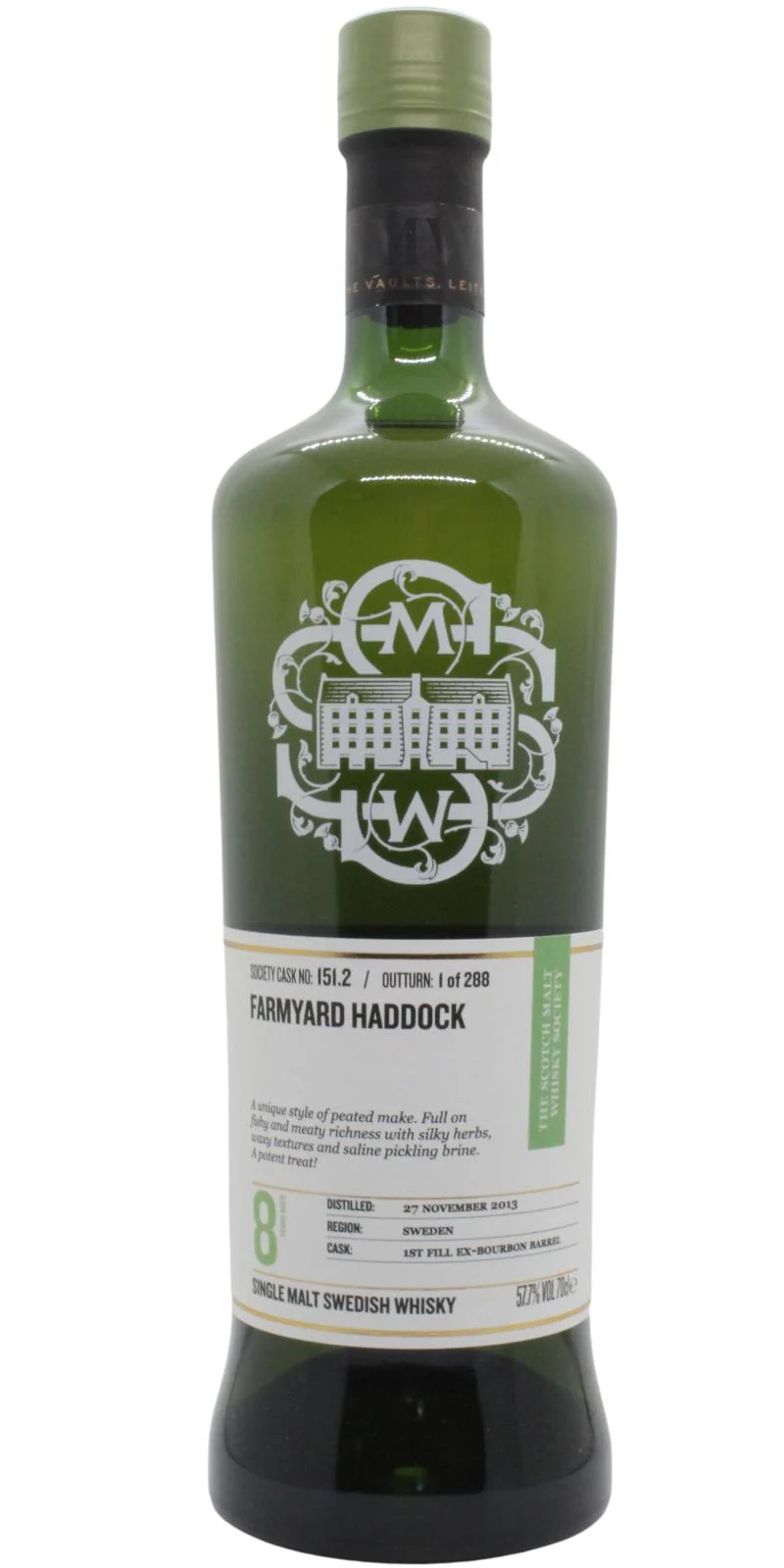 Mackmyra 2013 (SMWS) 151.2 Farmyard haddock (8 Year Old) | 700ML - Whiskey
