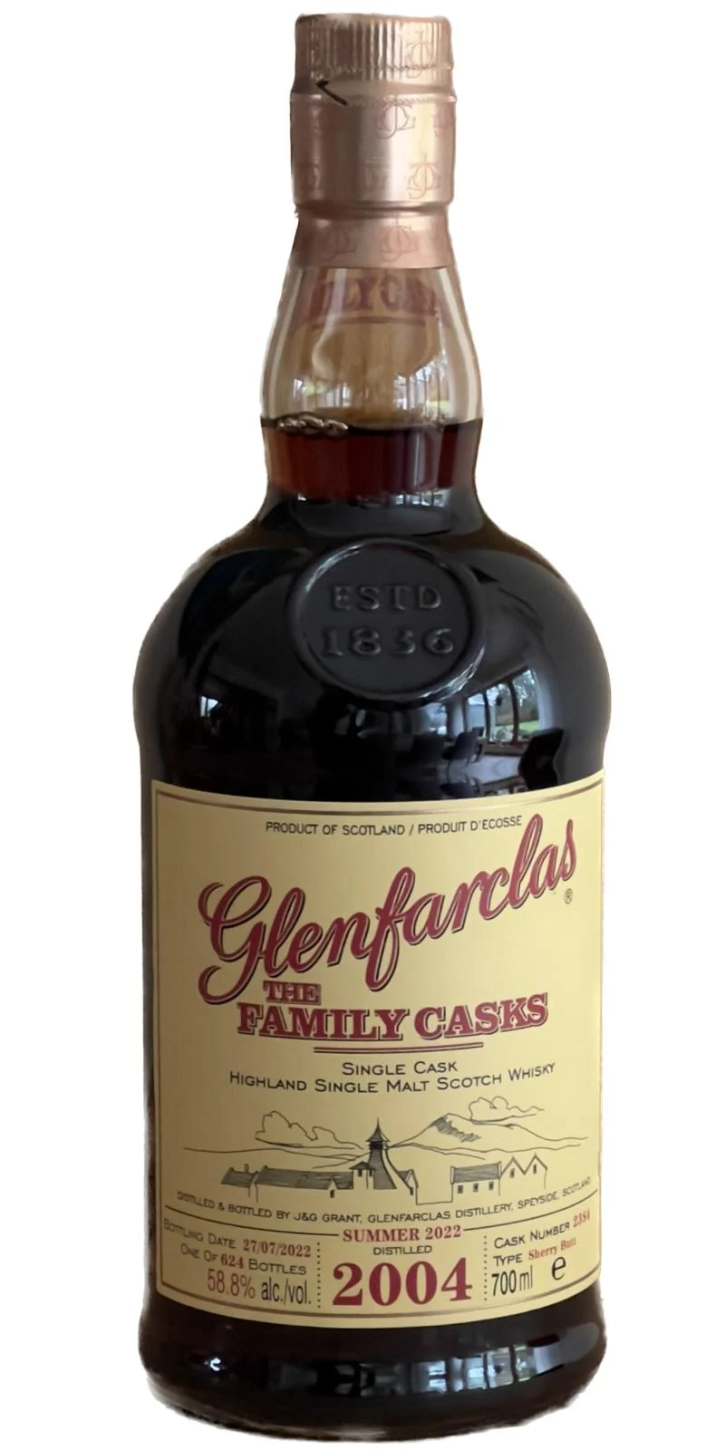 Glenfarclas 2004 The Family Casks (Release S22) Highland Single Malt Scotch Whisky | 700ML