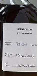 Glenfarclas 2018 Duty Paid Sample Single Malt Scotch Whisky | 700ML - Whiskey