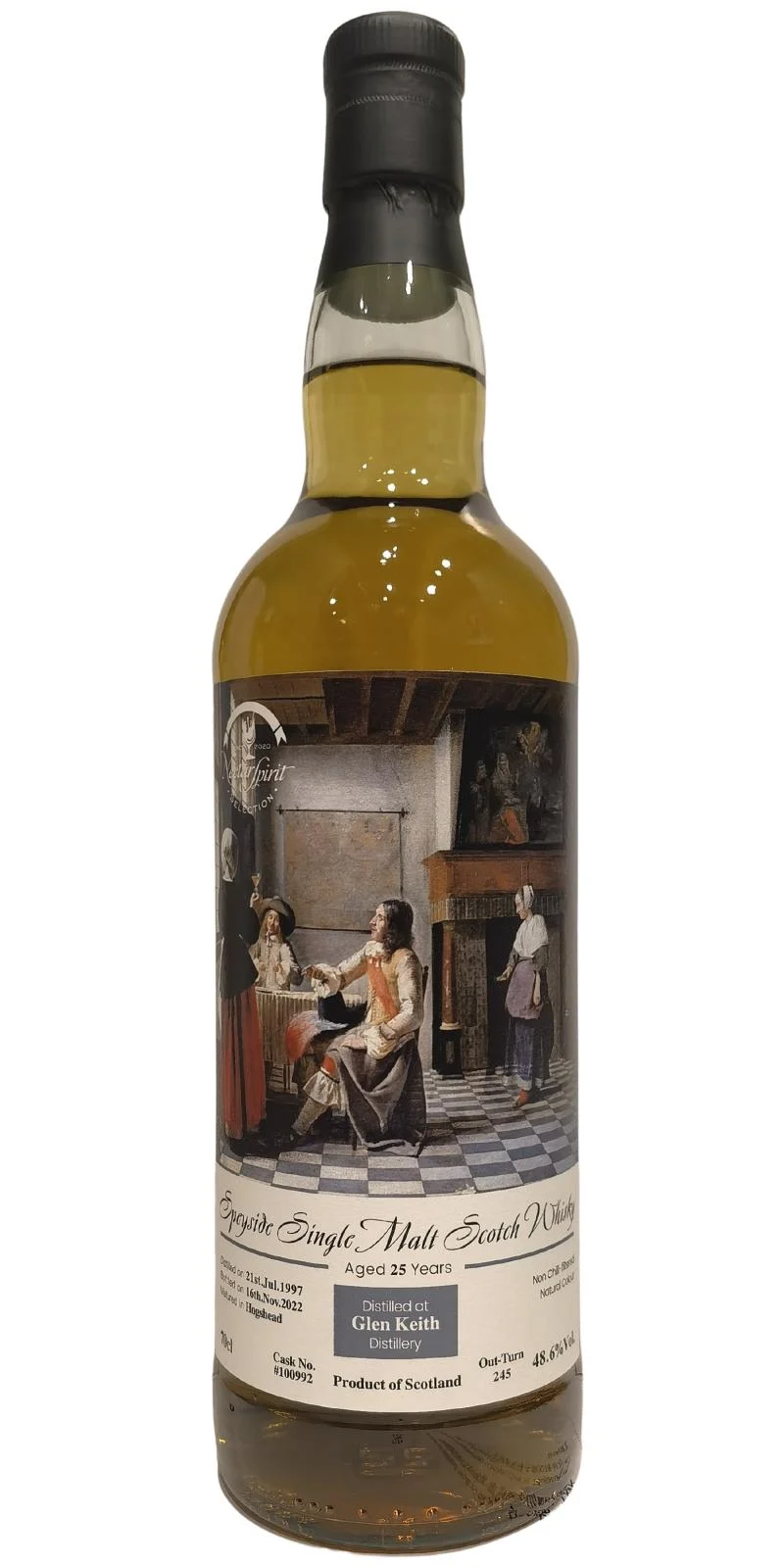 Glen Keith 1997 (Nectar Spirit Selection) Baroque (25 Year Old) Speside Single Malt Scotch Whisky | 700ML - Whiskey