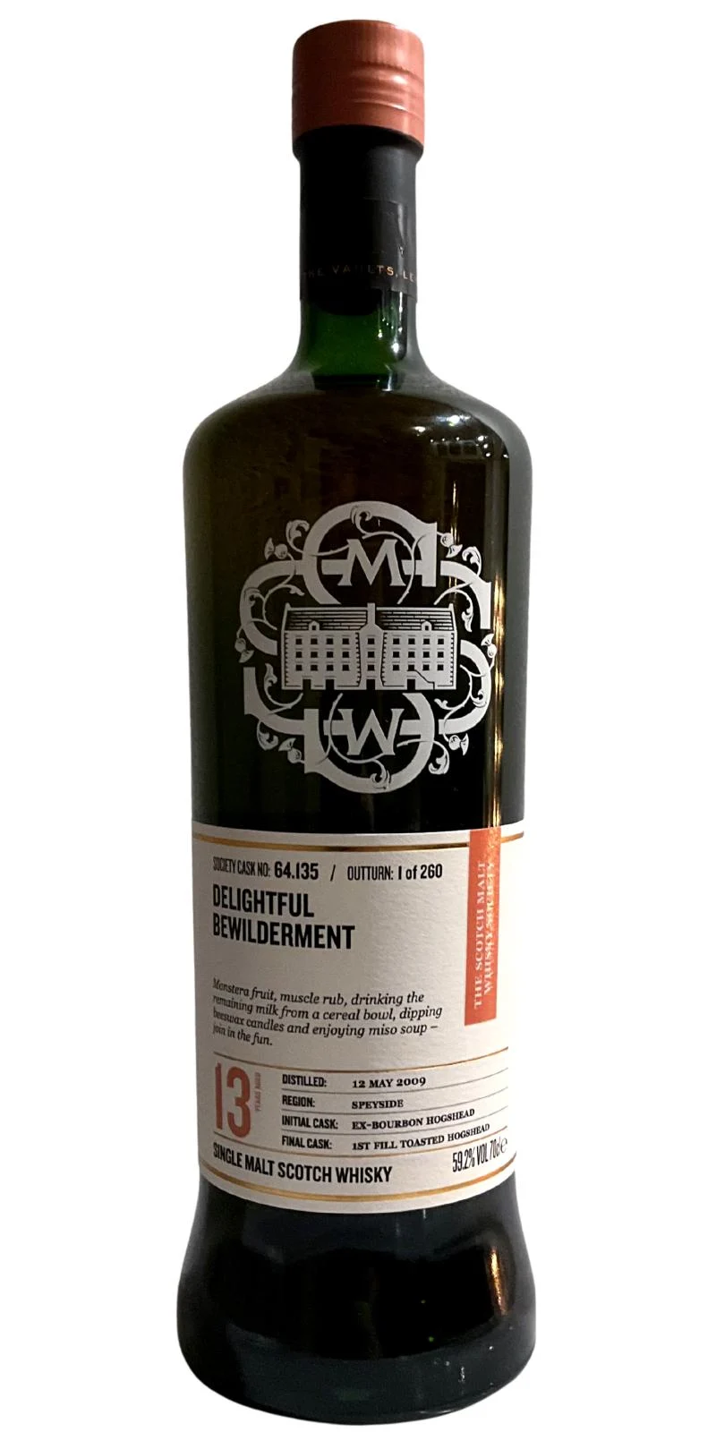 Mannochmore 2009 (SMWS) 64.135 Delightful Bewilderment (13 Year Old) Scotch Whisky | 700ML - Whiskey