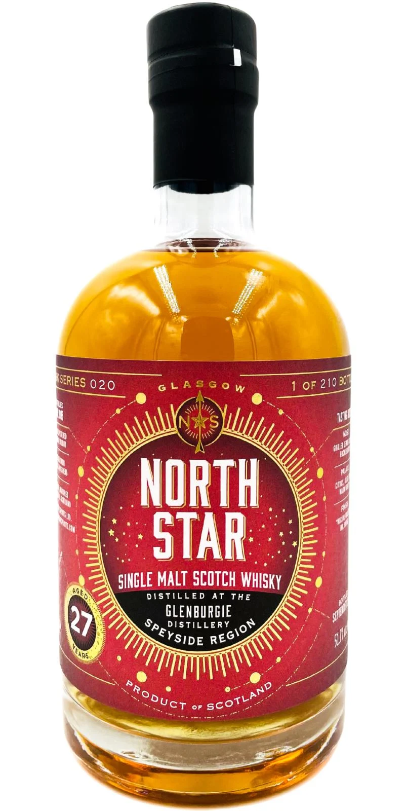 Glenburgie 1995 (North Star Spirits) Cask Series 020 (27Year Old) Single Malt Scotch Whisky | 700ML - Whiskey