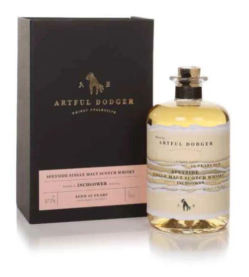 Inchgower 13 años 2007 Cask #800919 Whisky escocés de malta única The Artful Dodger | 500ML