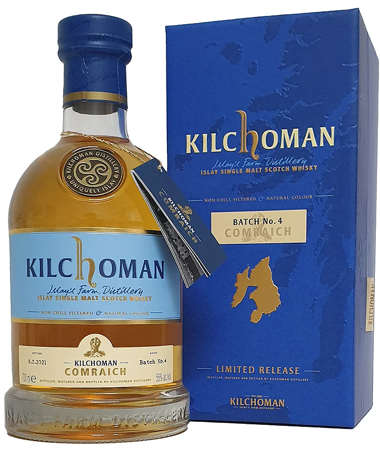 Kilchoman Comraich Batch #4 Collaborative Vatting - Comraich Belgium Bars Batch No. 4 2021 Release Cask #205, 467&775/2011 Single Malt Scotch Whisky | 700ML