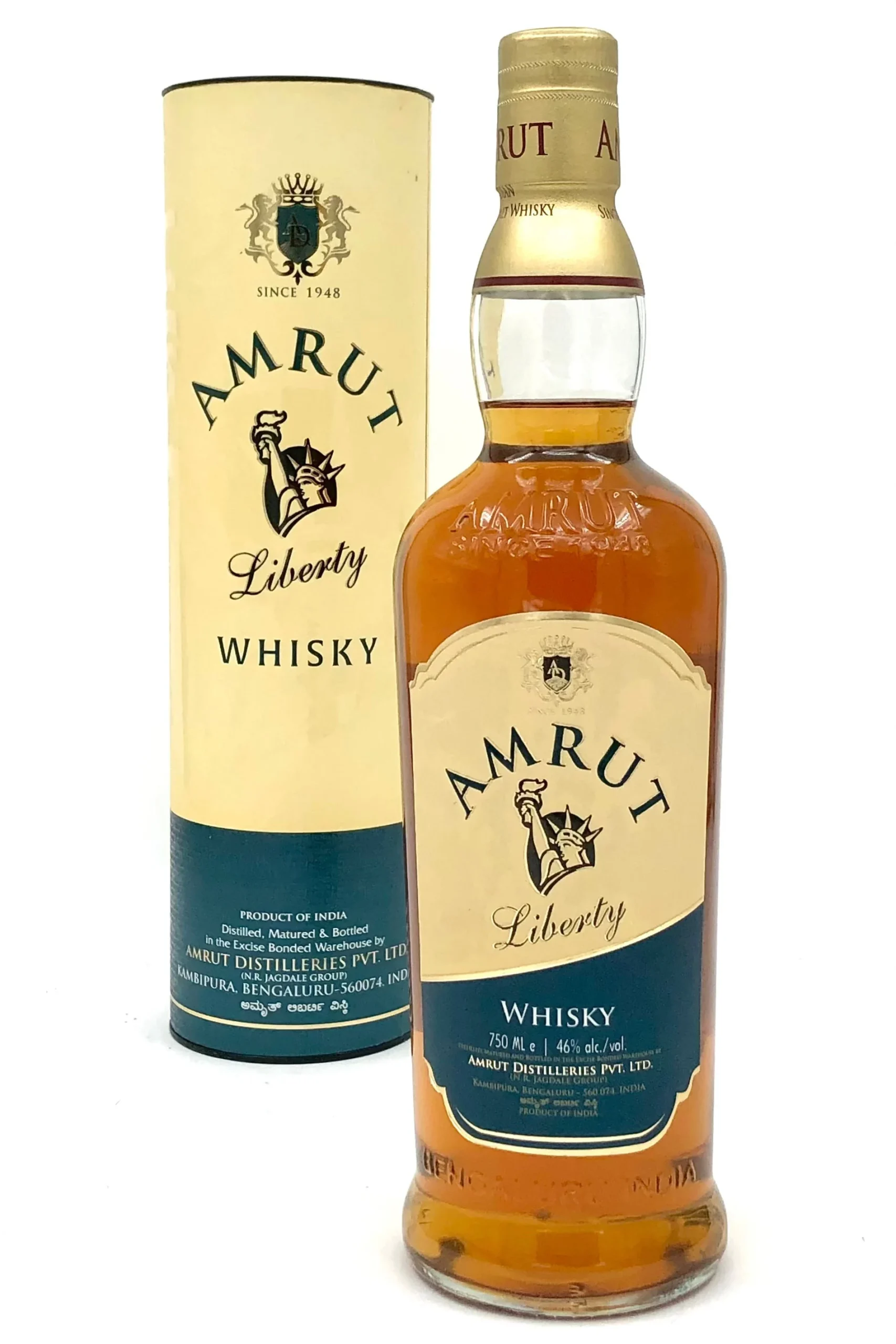 Amrut Liberty Whisky Rye & Malt Blend Whisky - Whiskey