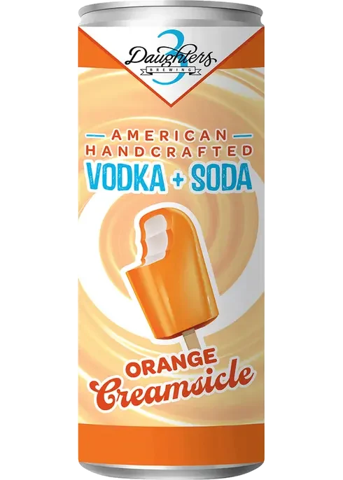 Cóctel de soda y vodka con crema de naranja 3 hijas | 4x355ML - Cocktail