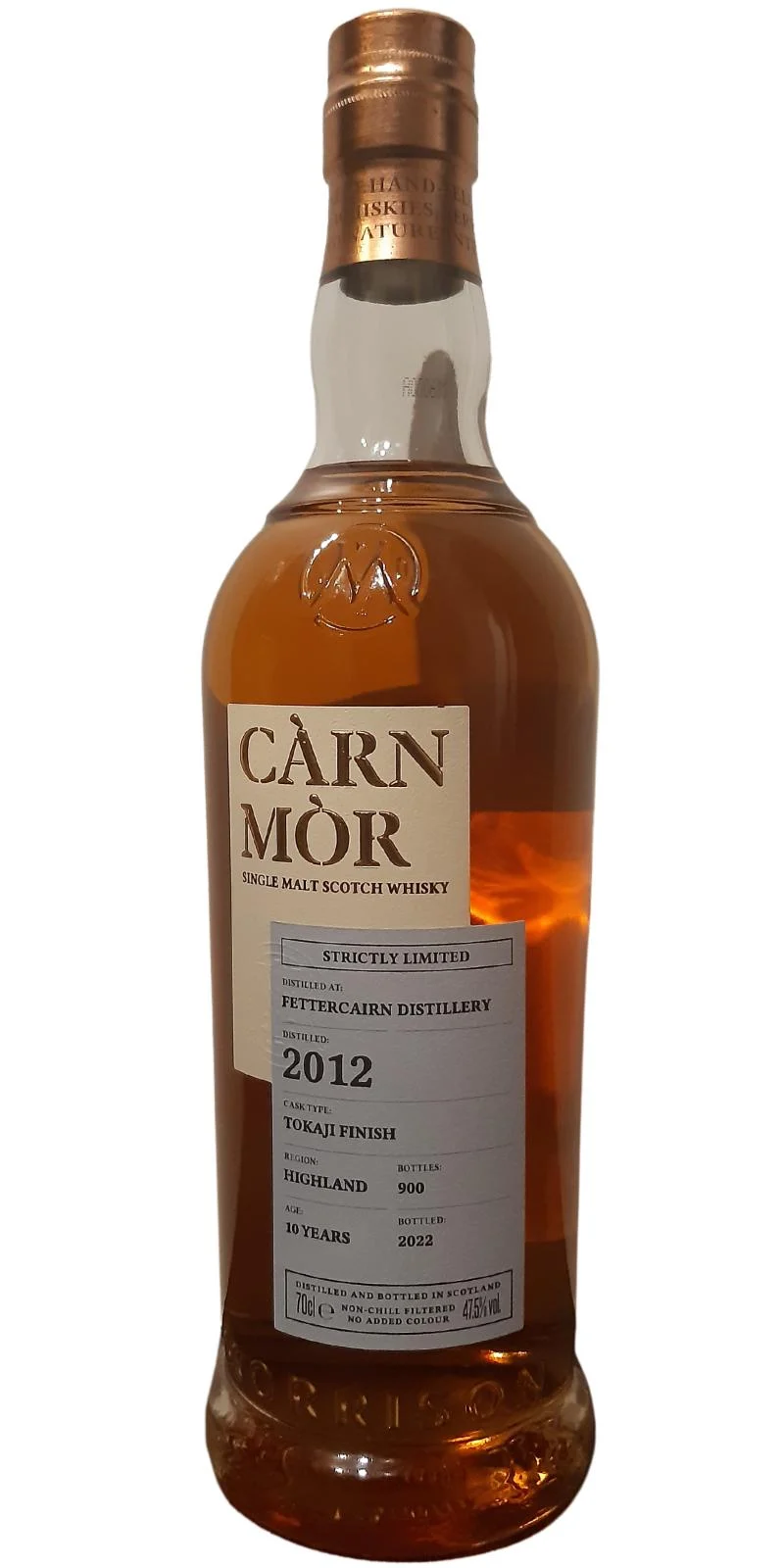 Fettercairn 2012 (Morrison Scotch Whisky Distillers) Càrn Mòr Strictly Limited (8 Year Old) Single Malt Scotch Whisky | 700ML - Whiskey