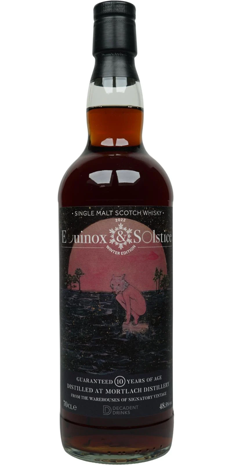 Mortlach 2012 (Decadent Drinks) Equinox & Solstice Winter Edition (10 Year Old) Single Malt Scotch Whisky | 700ML - Whiskey