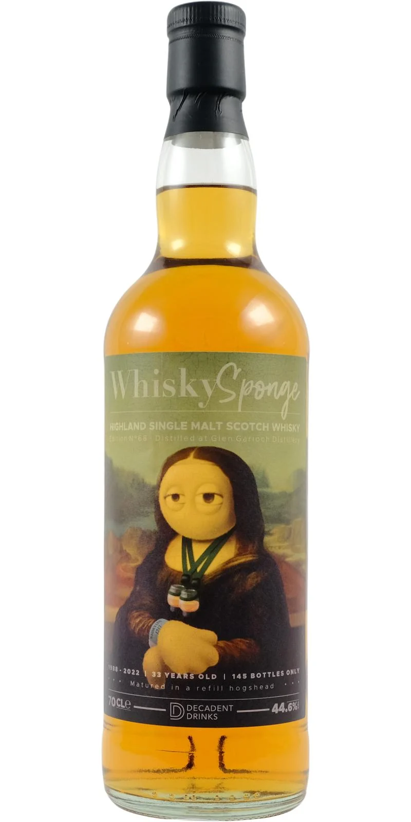 Glen Garioch 1988 (WhiskySponge) Edición No.68 (33 años) Whisky escocés Highland Single Malt | 700ML
