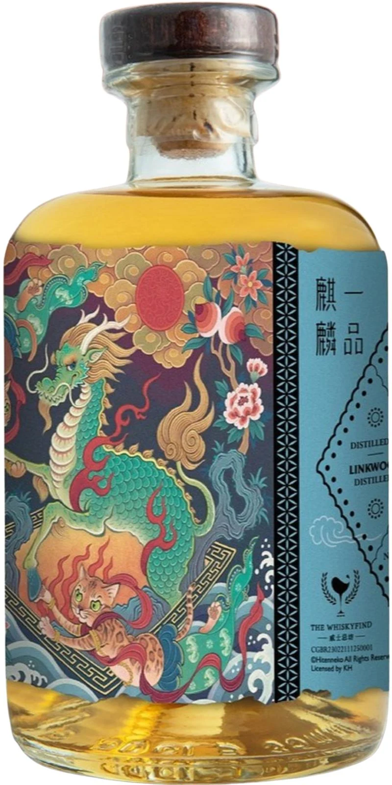 Linkwood 2009 TWf Hiten Neko 13 Year Old Single Malt Scotch Whisky | 500ML - Whiskey
