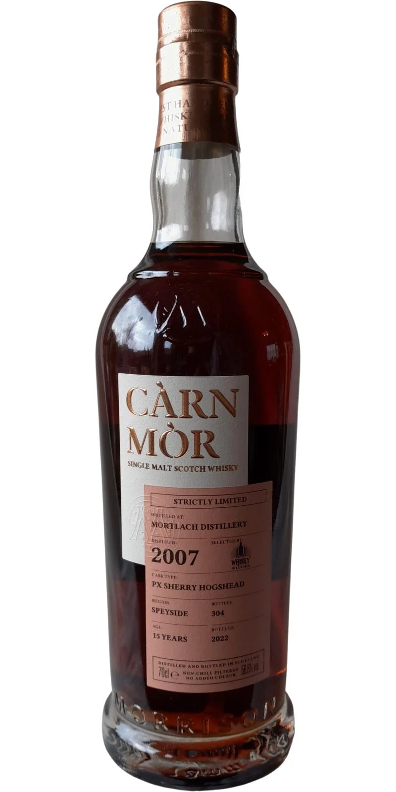 Mortlach 2007 (Morrison Scotch Whisky Distillers) Càrn Mòr (15 Year Old) Single Malt Scotch Whisky | 700ML
