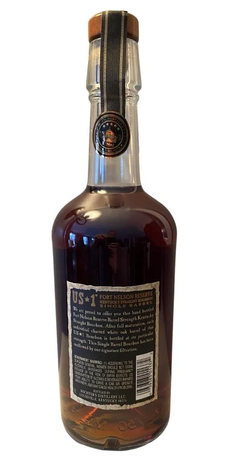 Michter's US*1 Barrel Strength Bourbon Hand Bottled - Fort Nelson Reserve Whiskey