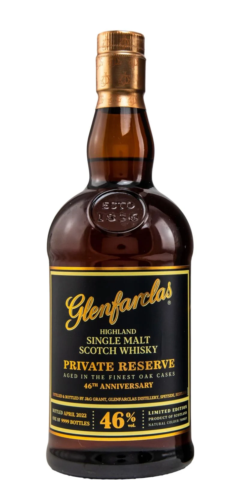 Glenfarclas Private Reserve 46th Anniversary Single Malt Scotch Whisky | 700ML - Whiskey