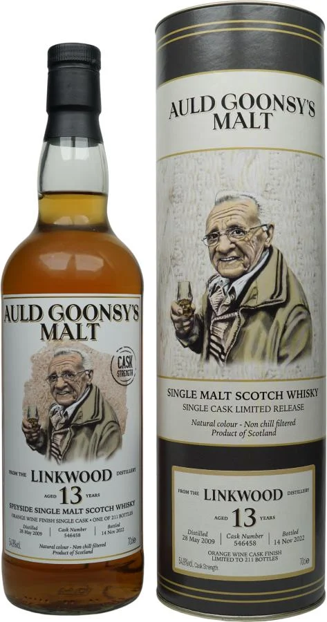 Linkwood 2009 GWhL Auld Goonsy's Malt 13 Year Old Scotch Whisky | 700ML - Whiskey