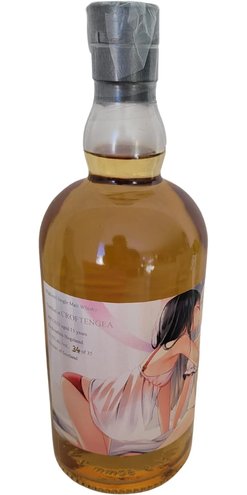 Croftengea 2007 Sexywhisky Kissing Beauties 15 Year Old Single Malt Scotch Whisky | 700ML - Whiskey