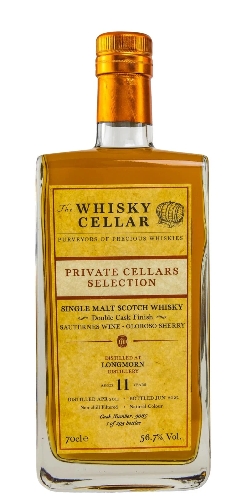 Longmorn 2011 TWCe Private Cellars Selection (11 Year Old) Single Malt Scotch Whisky | 700ML - Whiskey