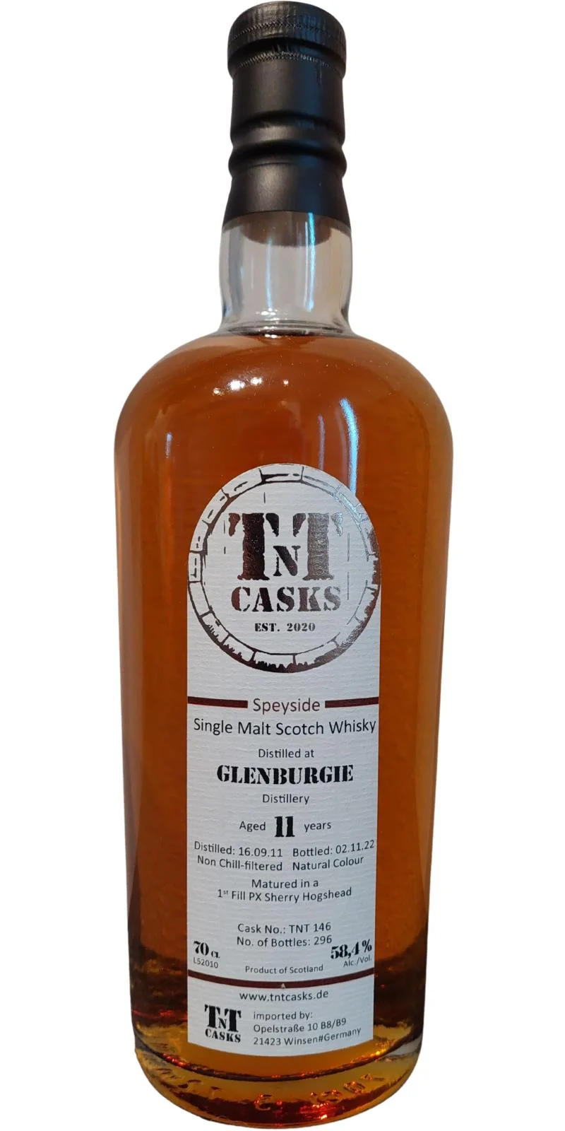 Glenburgie 2011 TnT Casks 11 Year Old Single Malt Scotch Whisky | 700ML - Whiskey